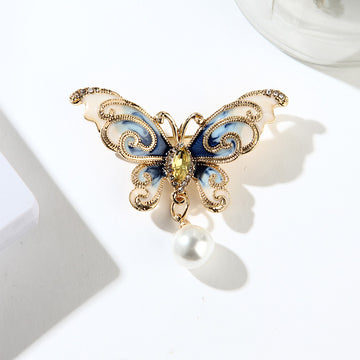 XSB051 - Retro Butterfly Brooch